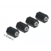 Standoff M2.5 hexagon inside 10 mm black 4 pcs DeLOCK 60243