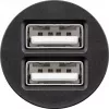 Goobay Dual-USB Car Charger 24 W Black Fast Charging Over Current Protection