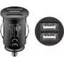 Goobay Dual-USB Car Charger 24 W Black Fast Charging Over Current Protection