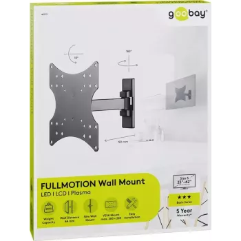 TV mount Goobay 49713 106.7 cm (42 inch) Black