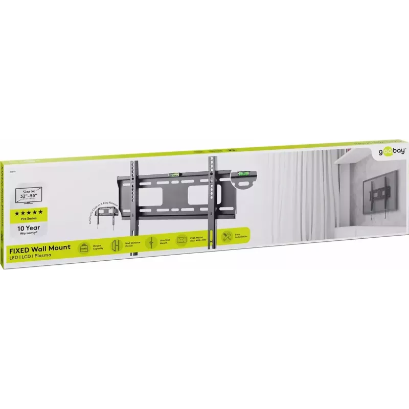 TV mount Goobay 49890 139.7 cm (55 inch) Black