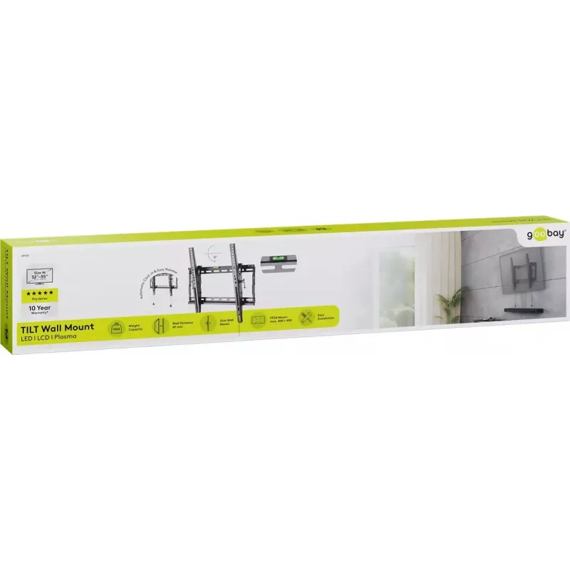 TV mount Goobay 49909 139.7 cm (55 inch) Black