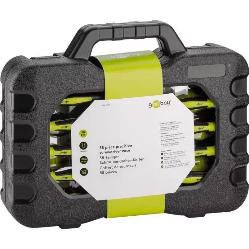 Manual screwdriver set Goobay 74005 standard screwdriver