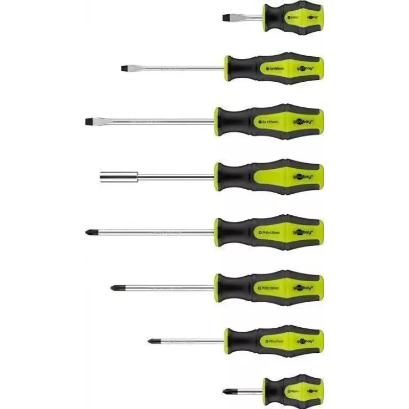 Manual screwdriver set Goobay 74005 standard screwdriver