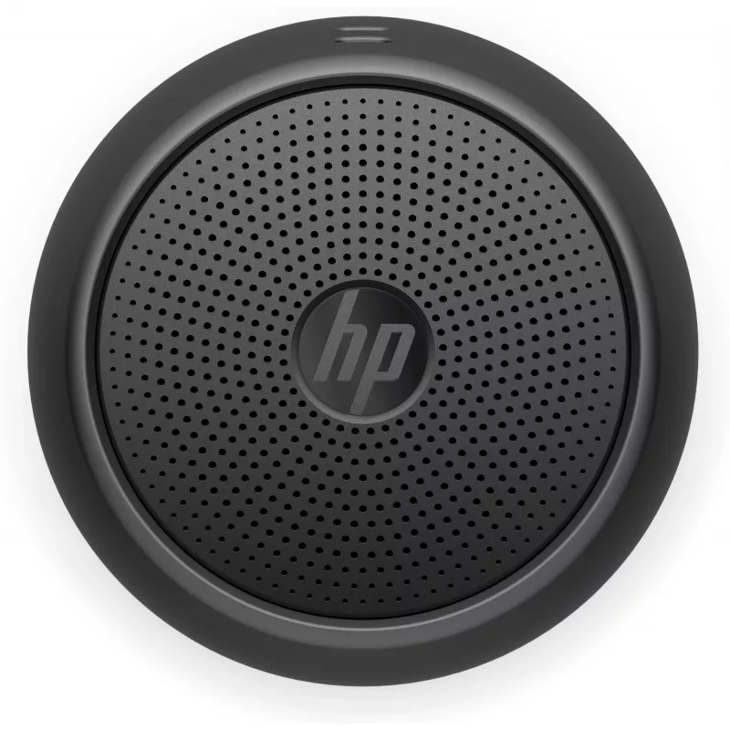 HP Black Bluetooth Speaker 360, Wired & Wireless, Mono portable speaker, Black, Cylinder, Buttons, Universal