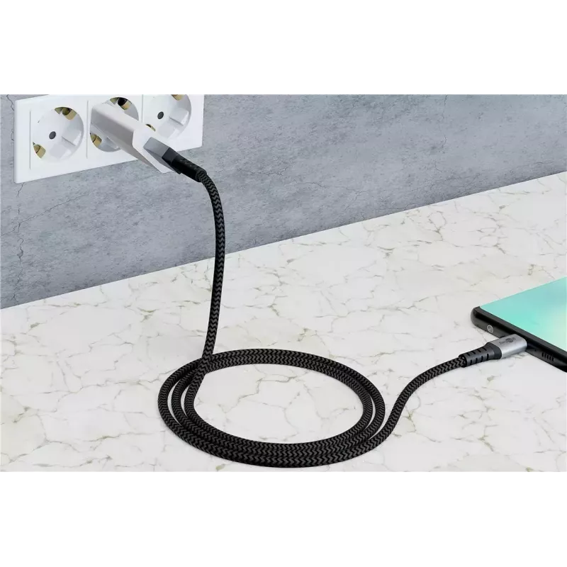 USB Cable Wentronic 49295 USB 2.0 0.5m USB C USB A Black Grey