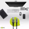 USB Cable Wentronic 49295 USB 2.0 0.5m USB C USB A Black Grey