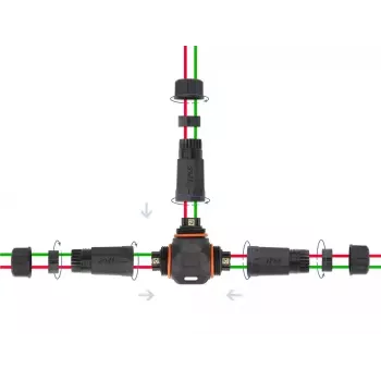 Cable connector T-shape DeLOCK 86916