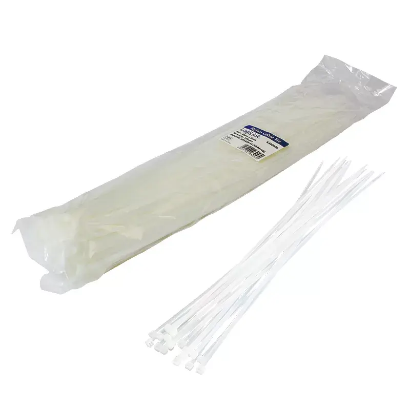 Cable ties LOGILINK KAB0040, nylon, 400 mm × 4.8 mm, transparent, 100 pcs