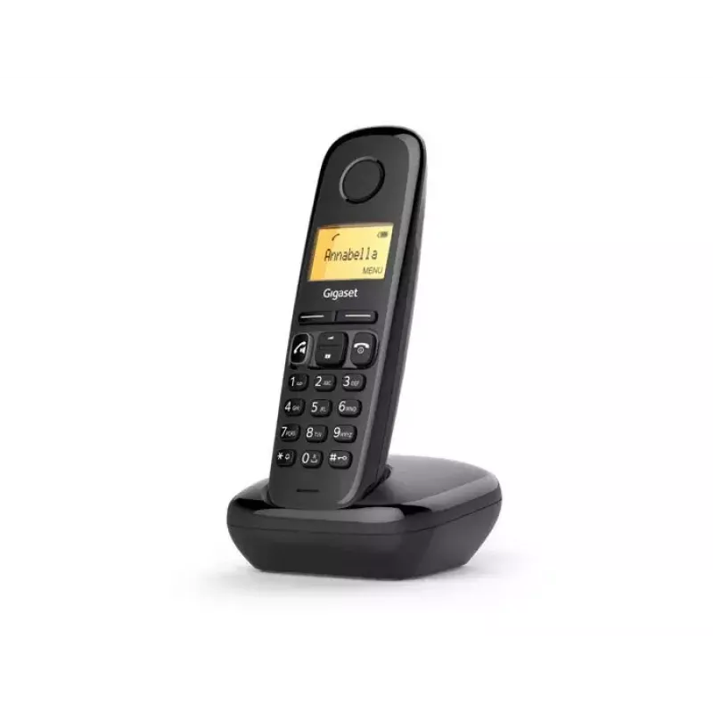 Analog/DECT telephone Gigaset A270A Caller ID Black Wireless handset