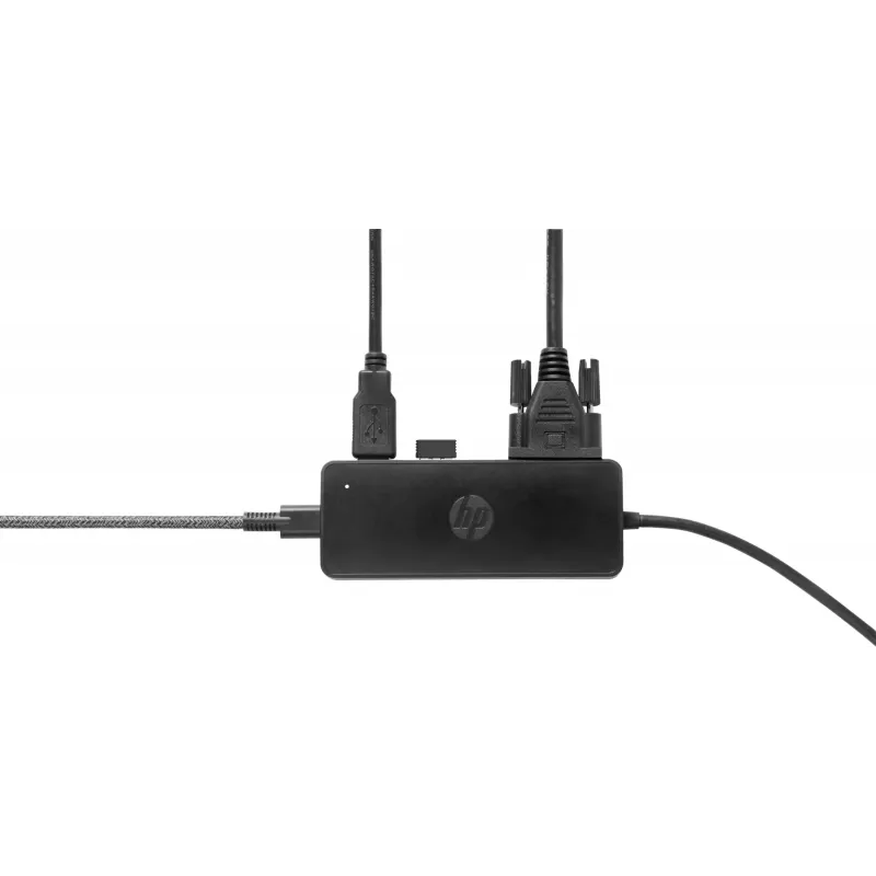 HP USB-C Travel Hub G2, Wired, USB 3.2 Gen 1 (3.1 Gen 1) Type-C, Black, China, Windows 10, 107 mm