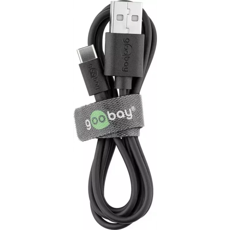 Charger Set Goobay USB-C 5W with Cable 1m Black