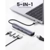 Ugreen 10919 laptop dock/port replicator Wired USB 3.2 Gen 1 (3.1 Gen 1) Type-C Grey