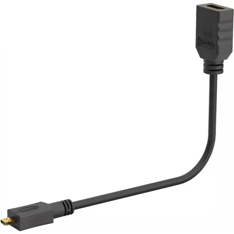 HDMI Cable Wentronic 58683 0.15m Type D Micro to Type A Standard Black