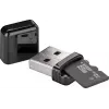 Card reader GOOBAY USB-A 2.0 for MicroSD, 480 Mbit/s, black