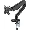 Goobay Monitor Mount 81.3 cm Black Desk Height Adjustment