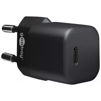 Indoor Charger Goobay 59715 Black AC Fast Charging Smartphone Tablet