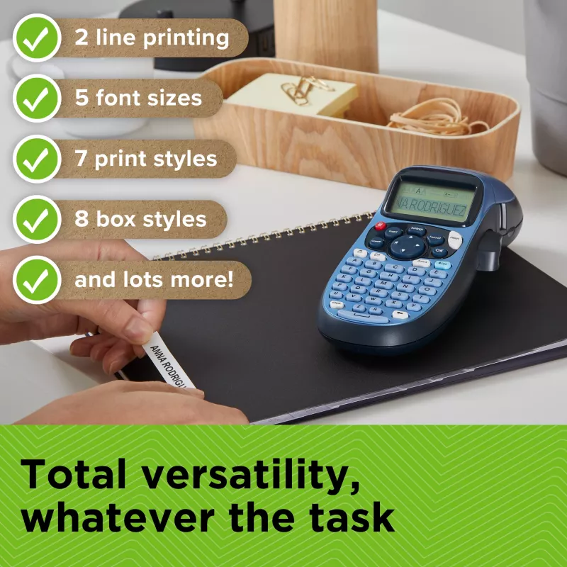 Label printer DYMO LetraTag 100H Colour ABC Blue