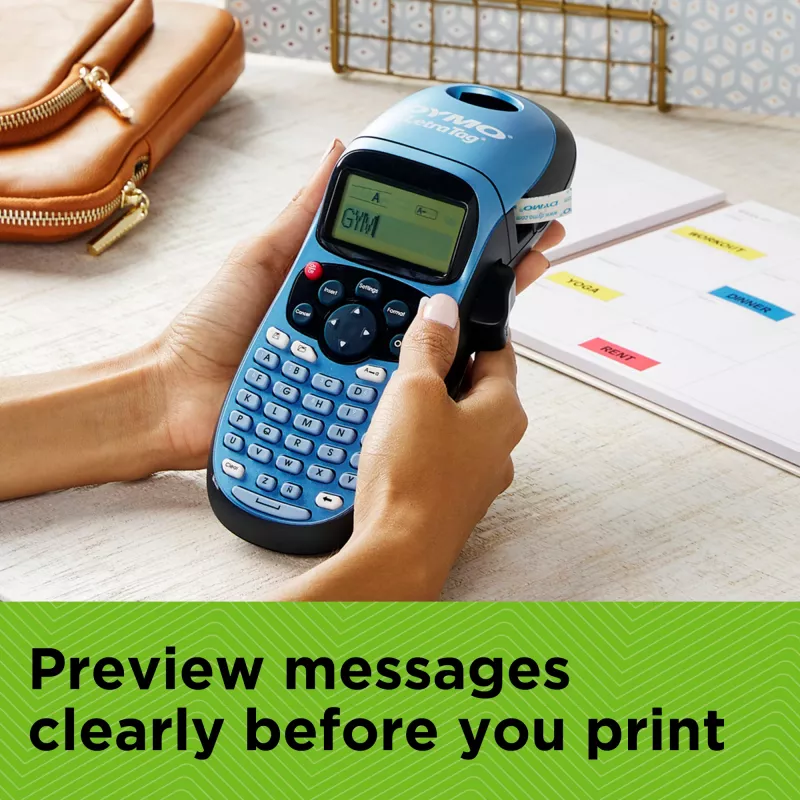 Label printer DYMO LetraTag 100H Colour ABC Blue
