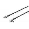 Goobay USB Cable USB 2.0 2m USB C Black Grey