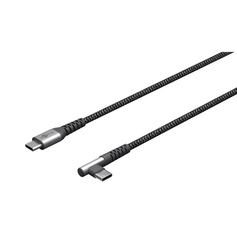 Goobay USB Cable USB 2.0 2m USB C Black Grey