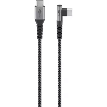 Goobay USB Cable USB 2.0 2m USB C Black Grey