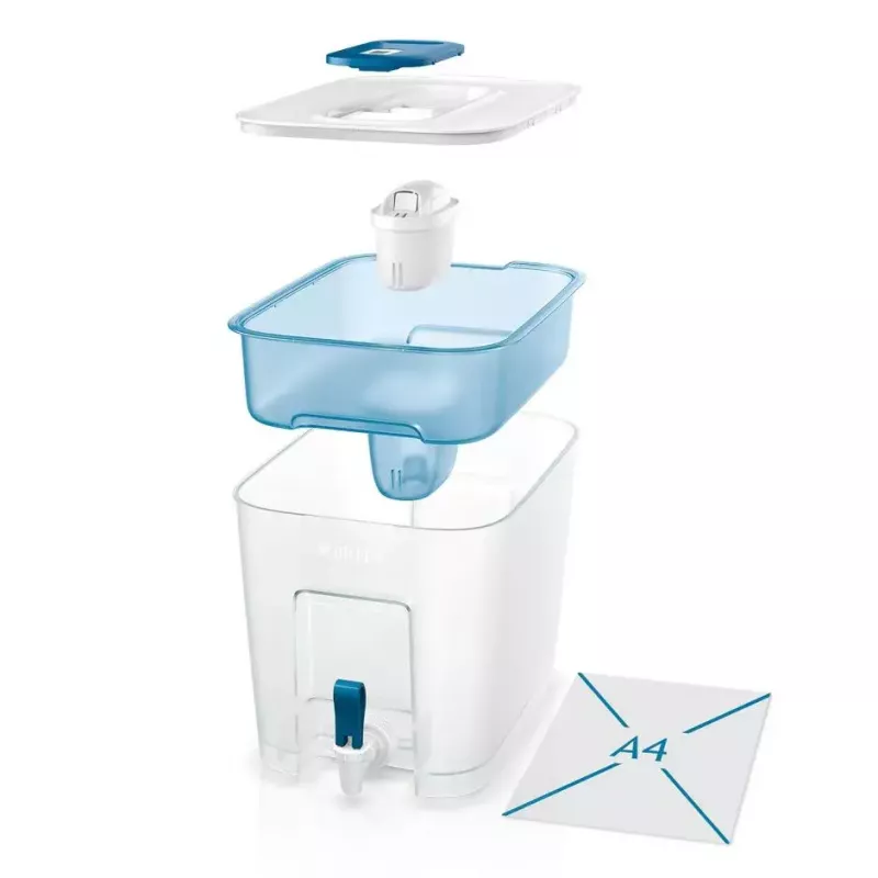 Countertop water filter Brita 1051463 8.2 L Blue White