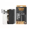 PanzerGlass Privacy 3-in-1 Pack iPhone 15 Pro Shock Resistant Tempered Glass