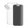 PanzerGlass ® Privacy 3-in-1 Pack iPhone 15 Shock Resistant Tempered Glass