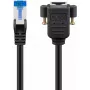 Networking Cable Goobay 65645 RJ-45 Cat6a 5 m Black