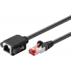 Networking Cable Goobay 65637 RJ-45 Cat6 1m Black