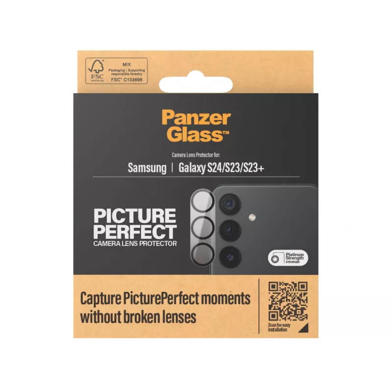 Camera Lens Protector PanzerGlass Samsung Galaxy S24 S23 S23 Plus Scratch Shock Resistant