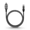 Goobay Gender Changer USB C to RJ-45 10m Black Silver