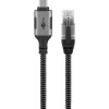 Goobay Gender Changer USB C to RJ-45 10m Black Silver