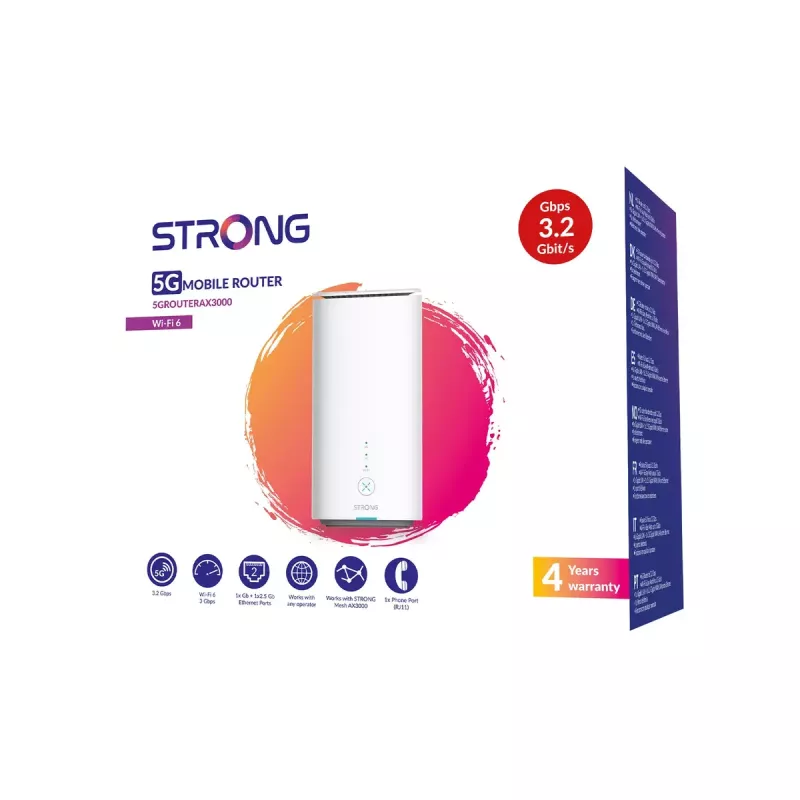 Cellular network router Strong 5G Router AX3000 Wi-Fi 5