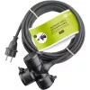 Power Extension Goobay 65438 10m 3 AC Outlets Outdoor Black