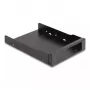 Rack frame DeLOCK 3.5 inch Metal Installation Frame for Slim Bay Mobile Rack Black