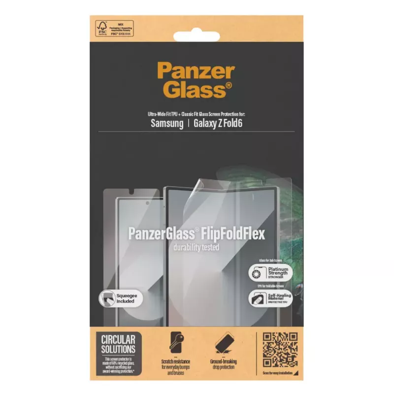 Screen Protector PanzerGlass Samsung Galaxy Z Fold6 Scratch Shock Resistant