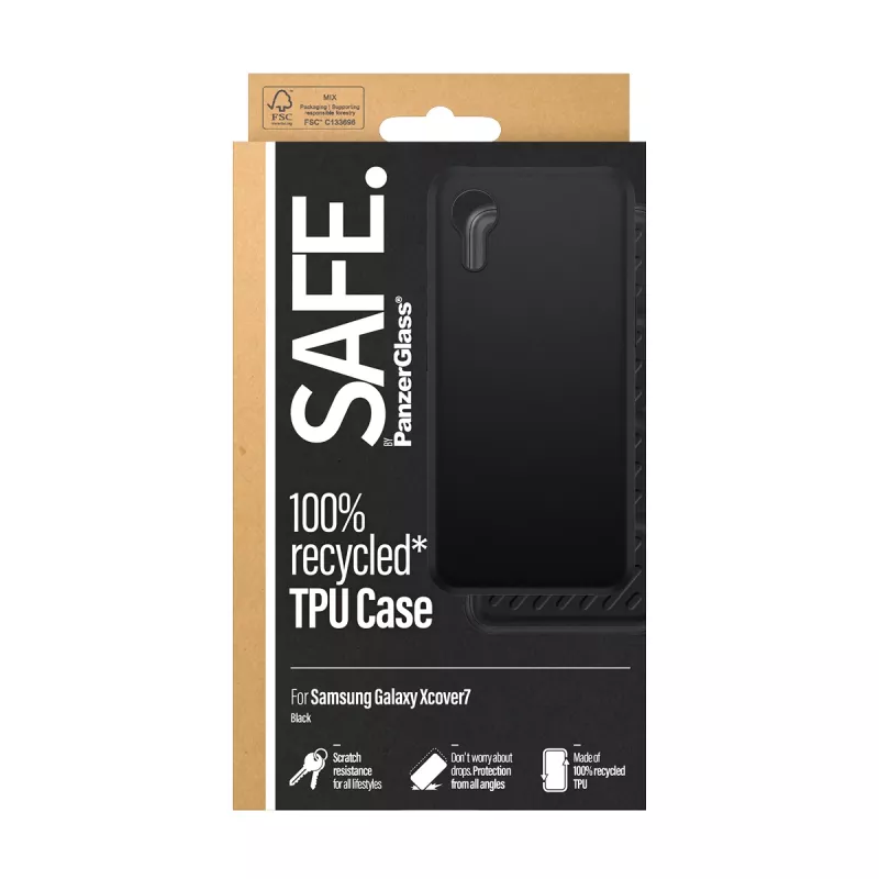 PanzerGlass SAFE. by ® TPU Case Black Samsung Galaxy Xcover7