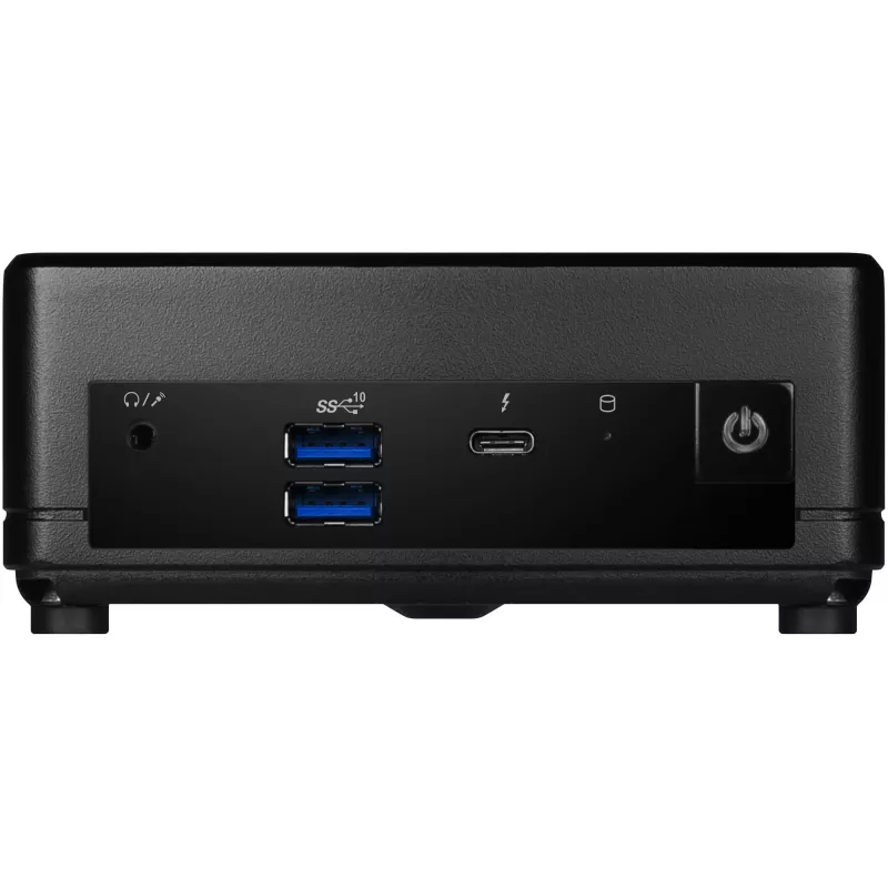 MSI Cubi 5 12M-283BAT PC/workstation barebone 0.66L sized PC Black i5-1235U