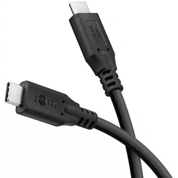 USB Cable Goobay 74204 USB 3.2 Gen 1 0.5m USB C Black