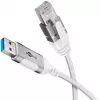 Network Cable Goobay 74384 USB 3.0 Type A RJ45 15m White