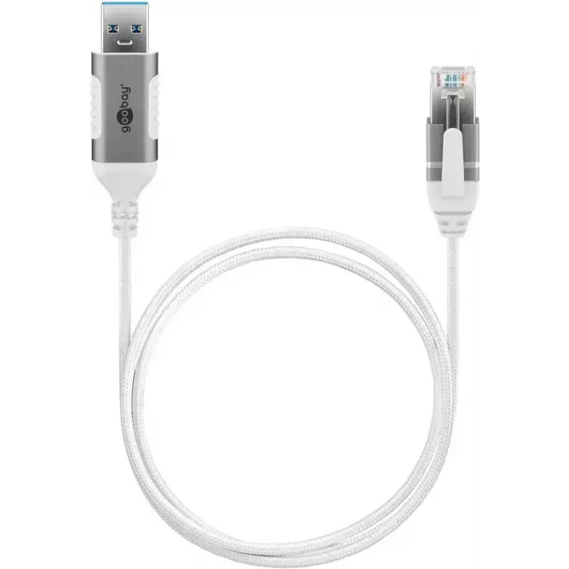 Goobay 74378 Cable Gender Changer USB 3.0 Type A RJ45 1.5m White