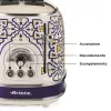 Ariete 0155/0C Toaster 2 slice 815 W Blue Multicolour