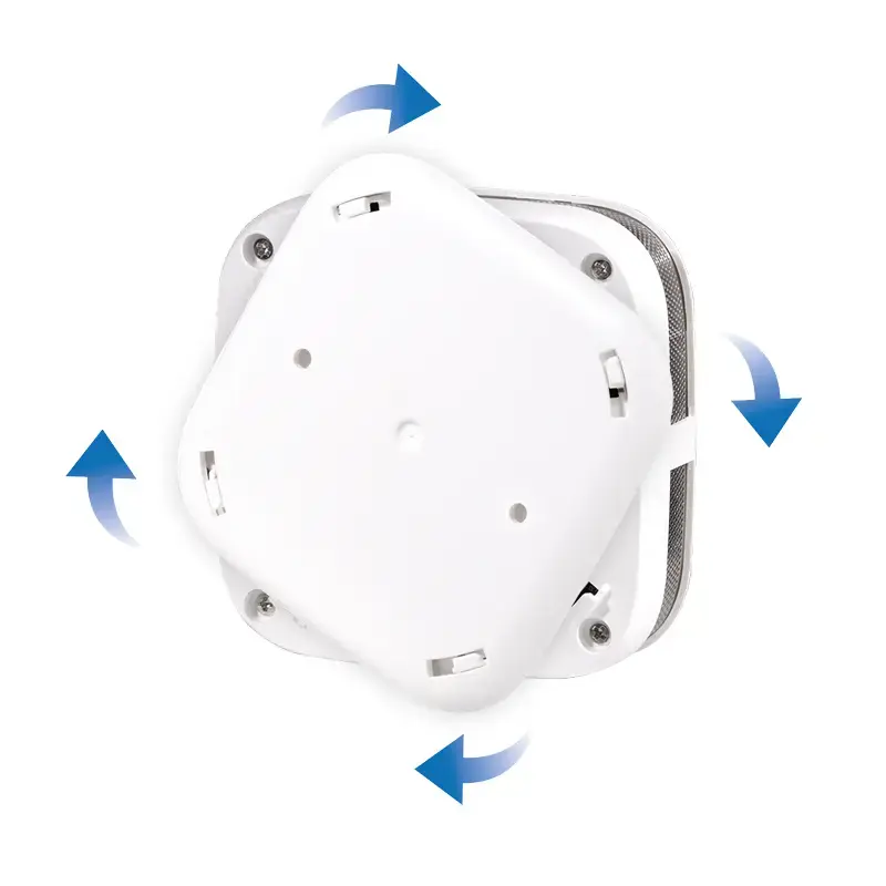 Smoke detector LOGILINK SC0018 — photoelectrical reflection, wireless, battery-powered, 10-year battery, 76×28.5 mm
