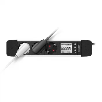 Power Extension 2Direct LPS285 1.4m 3 AC Outlets Indoor Black Silver