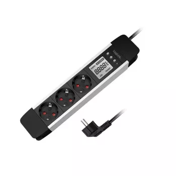 Power Extension 2Direct LPS285 1.4m 3 AC Outlets Indoor Black Silver