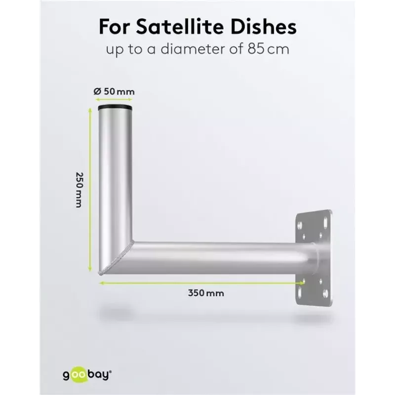 Satellite Dish Wall Mount Goobay 67301