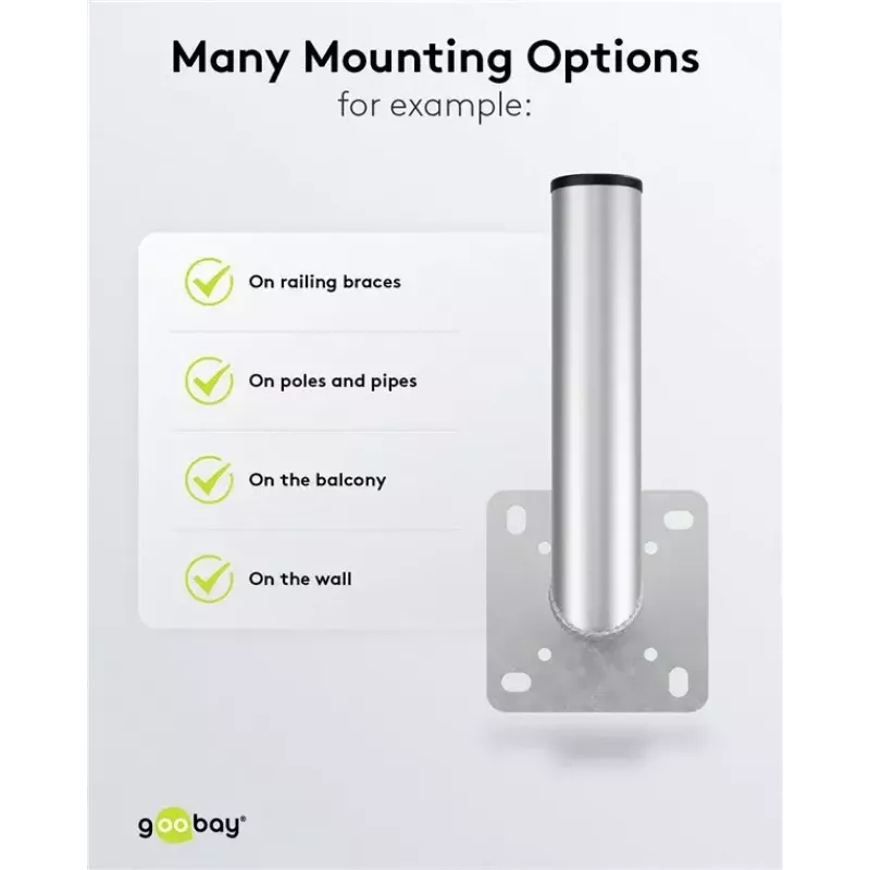 Satellite Dish Wall Mount Goobay 67301