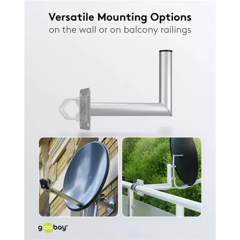 Satellite Dish Wall Mount Goobay 67301